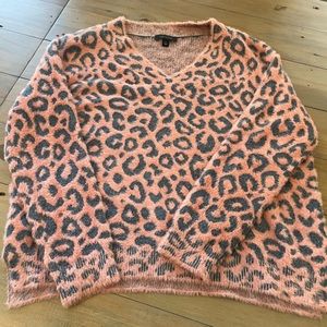 Ann Taylor eyelash sweater XL